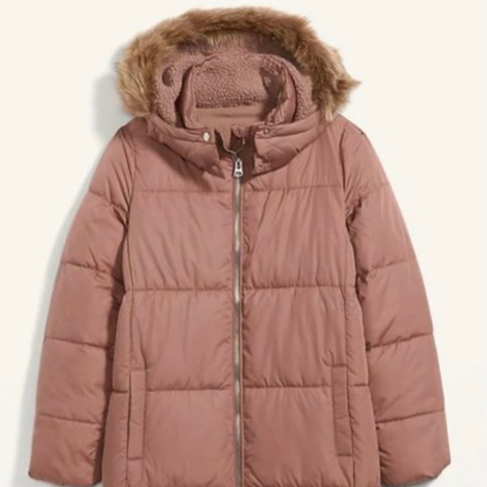 Old Navy Long Puffer Jacket / Coat / Maternity